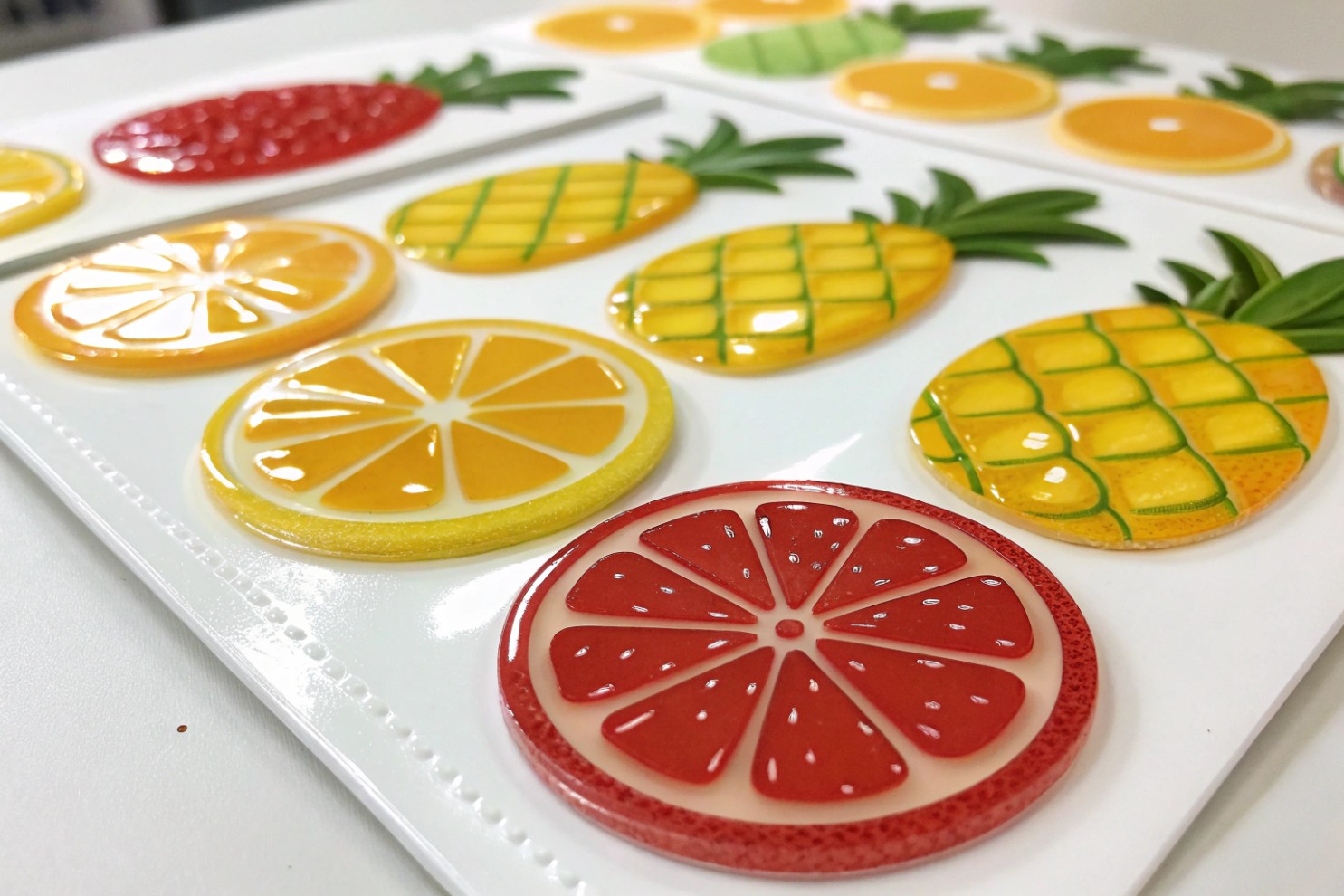 Печать объемных этикеток с 3D лаком