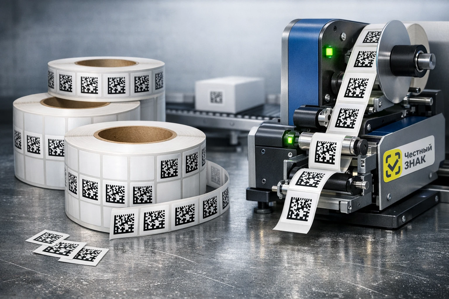 Этикетки "Честный знак" Data Matrix